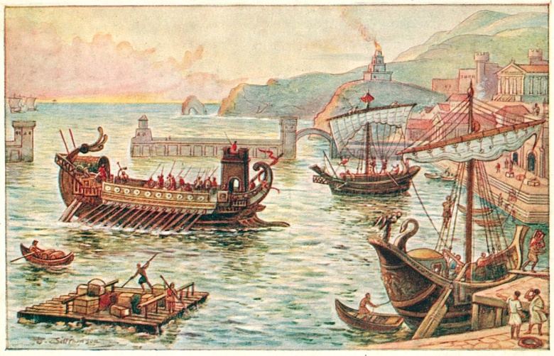 Римский порт времен Империи