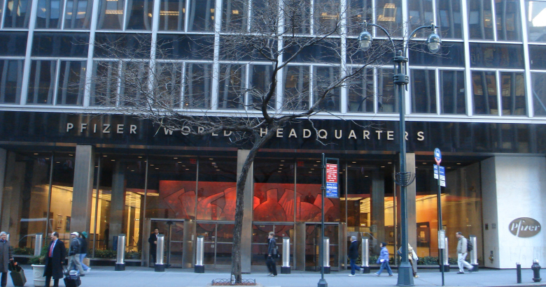 Главный офис компании Pfizer в Нью-Йорке. Фото: wikipedia.org