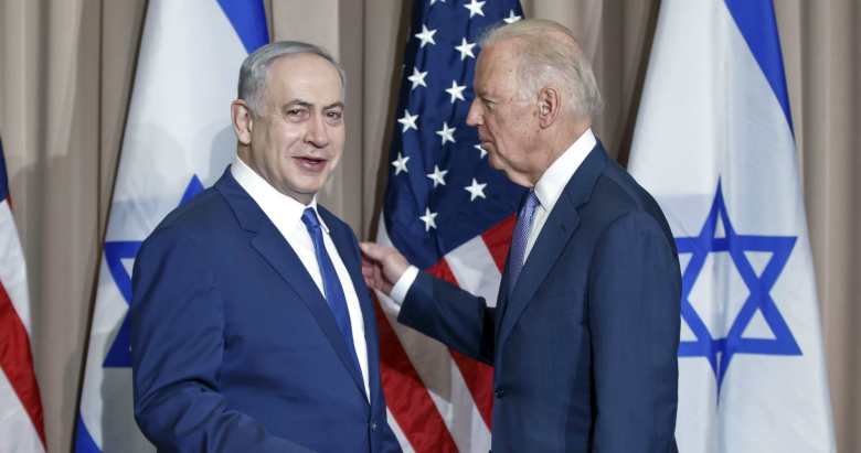 Джо Байден и Биньямин Нетаньяху в Давосе. Фото: Michel Euler/ AP / TASS