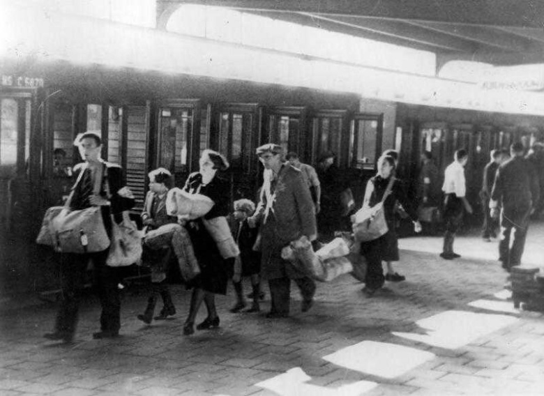 Депортация евреев, Амстердам, 1943. Фото: wikipedia.org