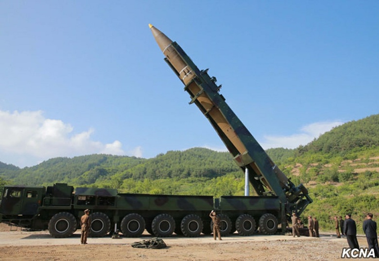 Испытания баллистической ракеты, Северная Корея. 2017 год. Фото: Kcnawatch. co / Global Look Press
