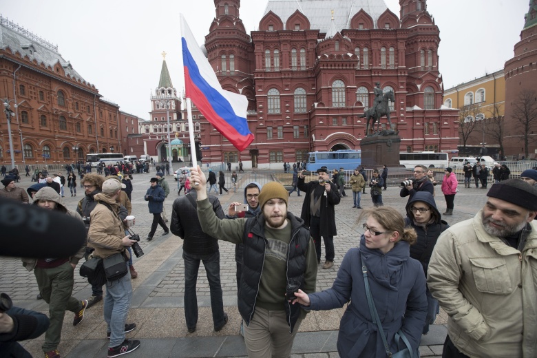 Митинг оппозиции. Фото: Pavel Golovkin / AP / TASS