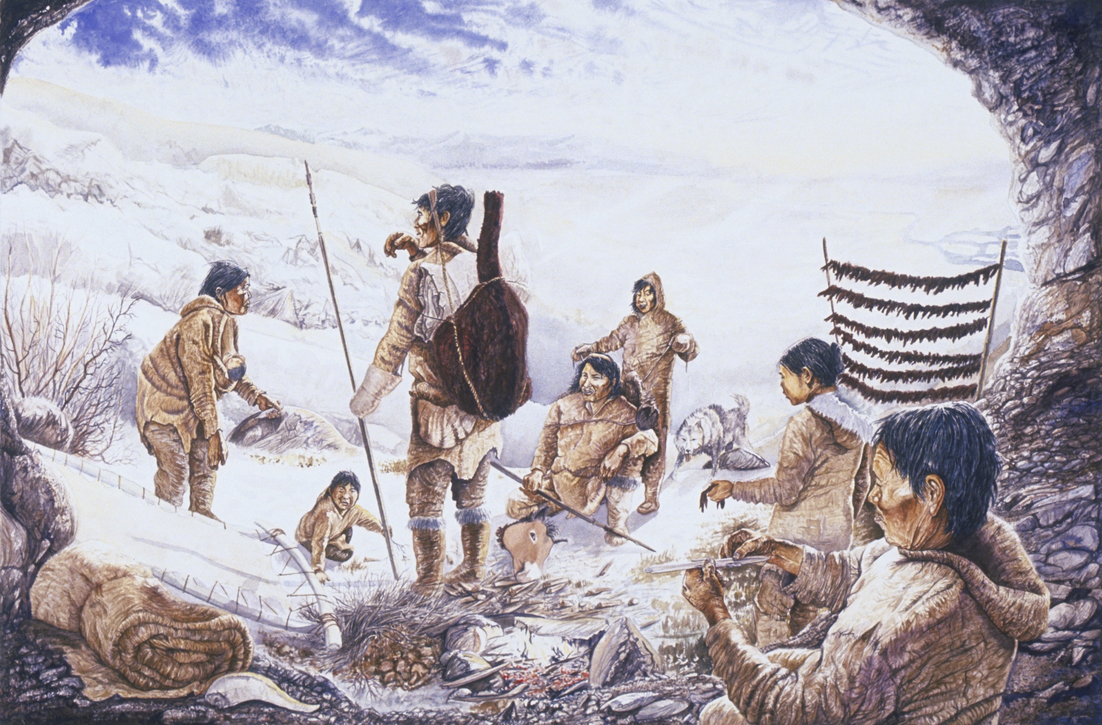 Первобытное население. Палеолит Ледниковый период люди. Древние люди на севере. Миграция в древности. Древние люди Сибири.