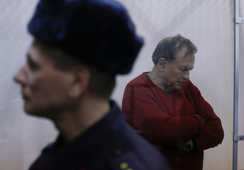 Историк Олег Соколов в суде. Фото: Anton Vaganov / Reuters