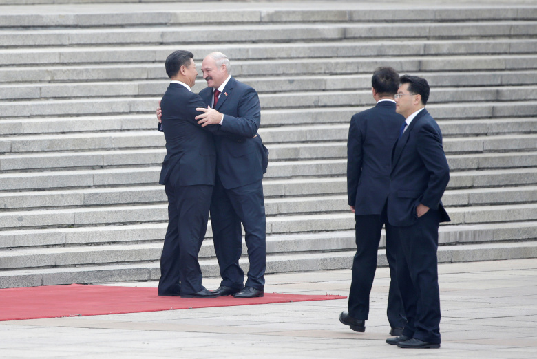 Си Цзиньпин и Александр Лукашенко, Пекин.