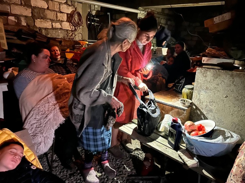 Жители Нагорного Карабаха в подвалах, 19 сентября 2023 года