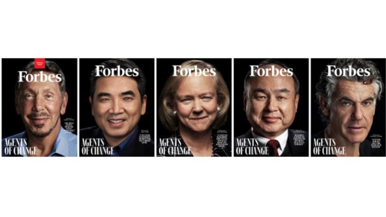 Обложка Forbes за 2020 год с рейтингом богатейших людей. Фото: Forbes.com