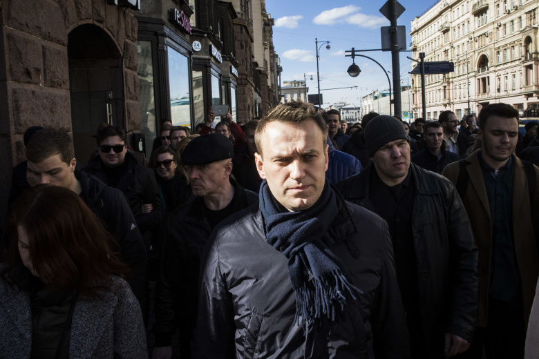 Алексей Навальный на митинге 26 марта. Фото: Евгений Фельдман / Кампания Алексея Навального