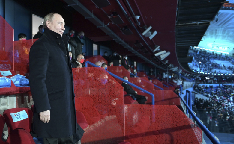 Владимир Путин на открытии зимних Олимпийских игр в Пекине, 4 февраля 2022 года