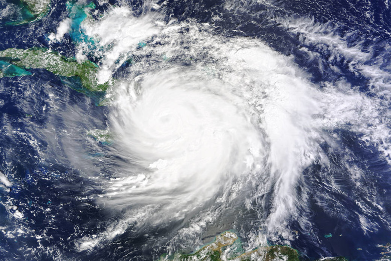 Ураган «Мэтью». Фото: NASA