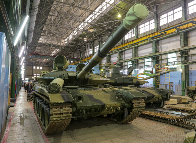 Танки Т-90 на Уралвагознаводе
