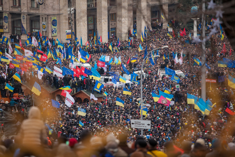 Евромайдан, Киев, 2 декабря 2014 года