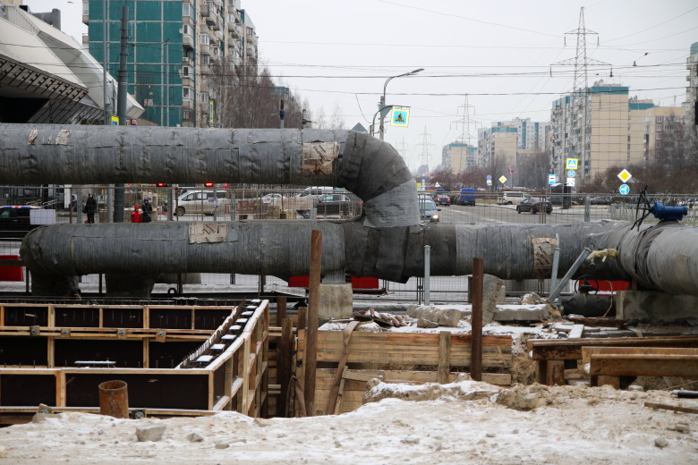 Ремонт на теплотрассе в России