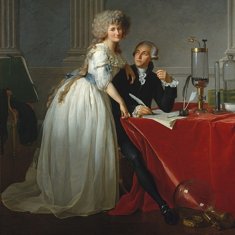 Жак Луи Давид. Портрет Лорана Лавуазье и его жены Марии (1788)