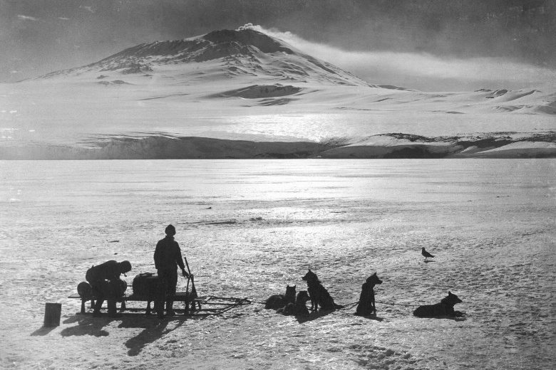 Экспедиция Роберта Скотта. 1902 год. Фото: Herbert Ponting