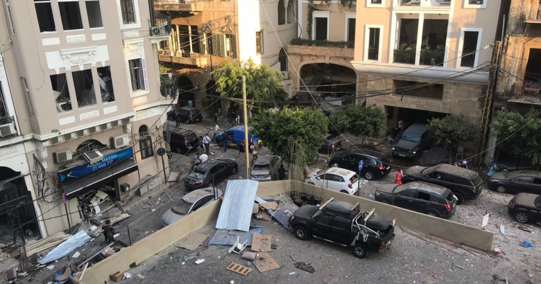 Последствия взрыва в Бейруте, 5 августа 2020