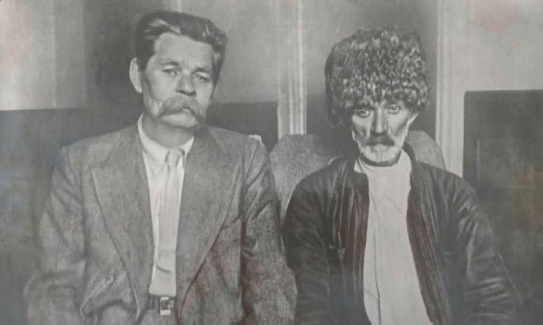Максим Горький и Сулейман Стальский, 1934