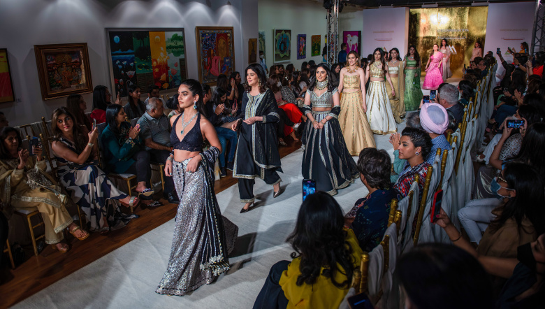 Показ моды в Нью-Дели. 23.04.2022. Фото: ©  Pradeep Gaur/ Global Look Press/ Keystone Press Agency