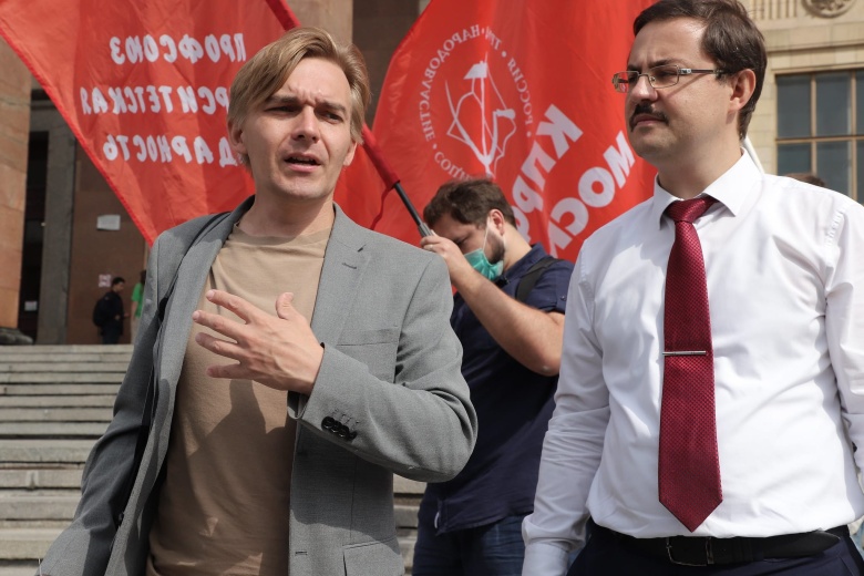 Михаил Лобанов (слева) участвовал в выборах от КПРФ