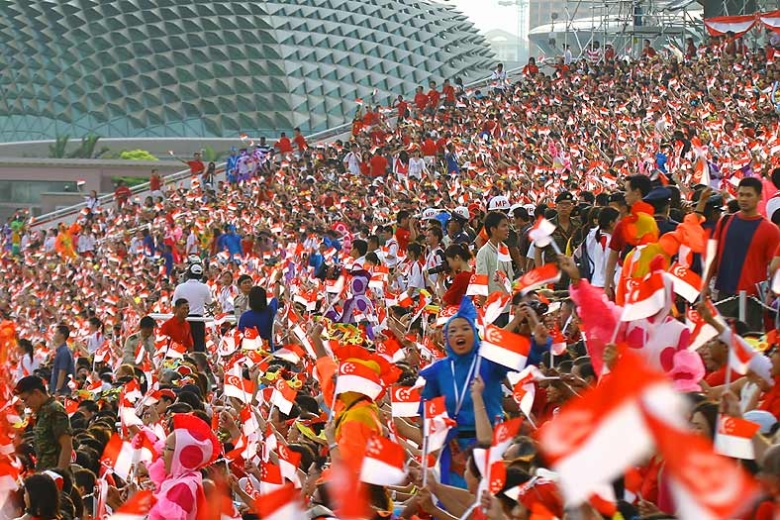 Празднование Дня независимости в Сингапуре. 9 августа 2007 года