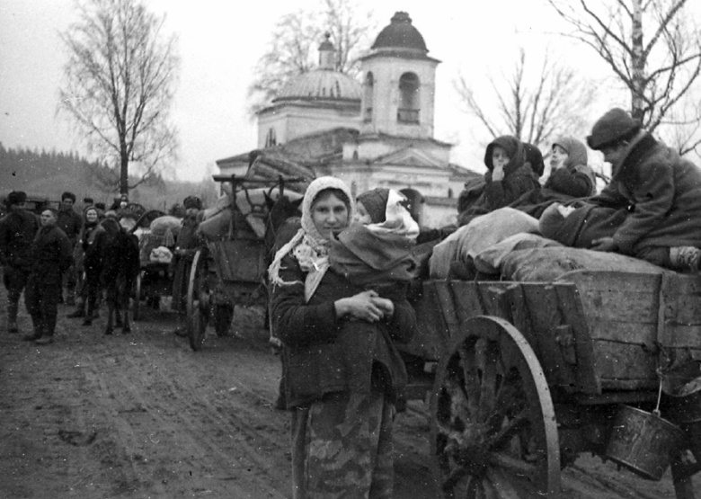 Эвакуация из прифронтовой зоны. 1941