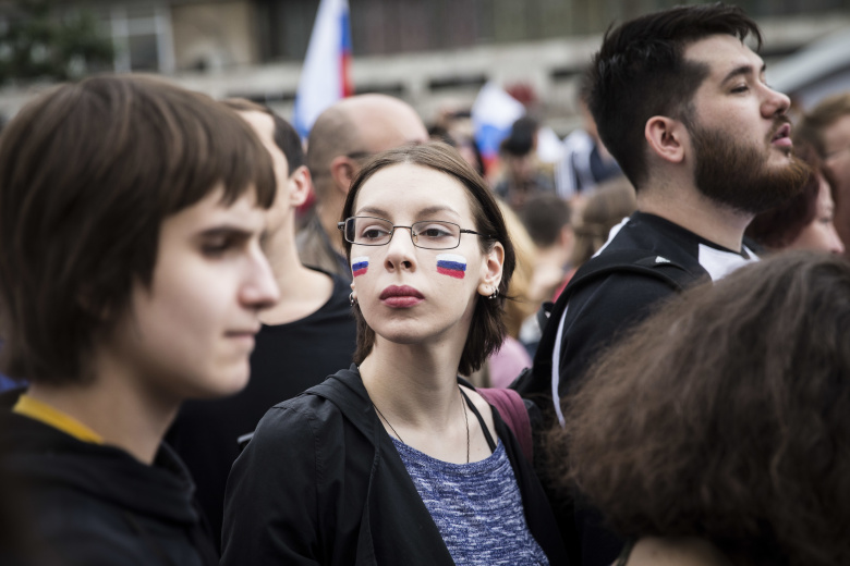 Антикоррупционный митинг в Москве. Фото: Евгений Фельдман / Проект «Это Навальный»