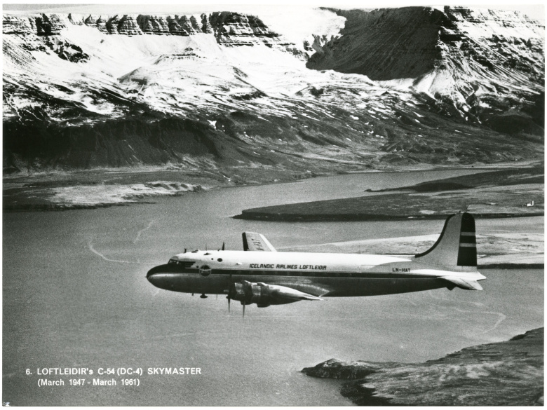 Самолет С-54 Skymaster компании Icelandic Airlines, 1950. Фото: airandspace.si.edu