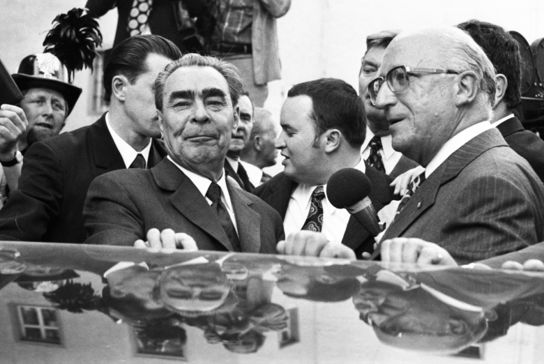 Леонид Брежнев во время визита в ФРГ, 1973 год