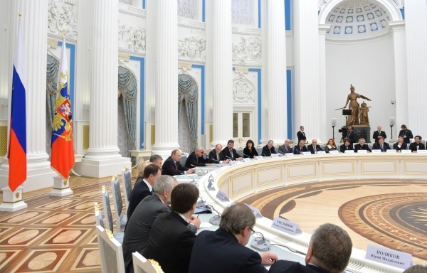 Заседание Совета по культуре и искусству при Президенте РФ в Кремле.