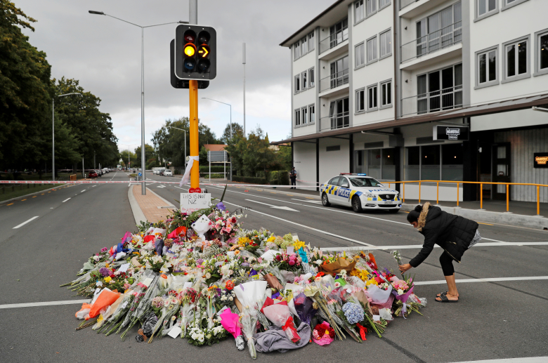 Акция памяти жертвам теракта. Крайстчерч, Новая Зеландия. Фото: Jorge Silva / Reuters
