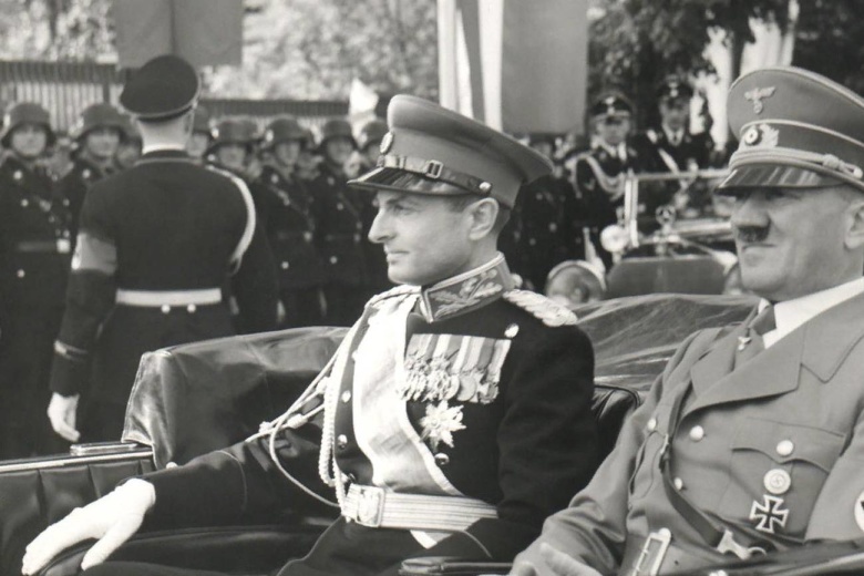 Адольф Гитлер и принц-регент Югославии Павел Карагеоргиевич на встрече в Берхтесгадене 5 марта 1941 года. Фото: wikipedia.org