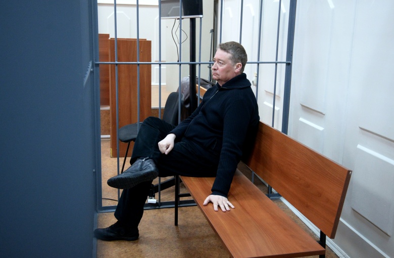 Леонид Маркелов в Басманном суде. Фото: Евгений Одиноков / РИА Новости