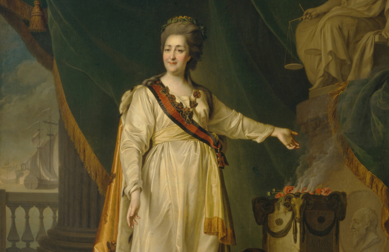 Дмитрий Левицкий. Екатерина II Великая, 1783. Фото: Hulton Fine Art Collection / Getty Images