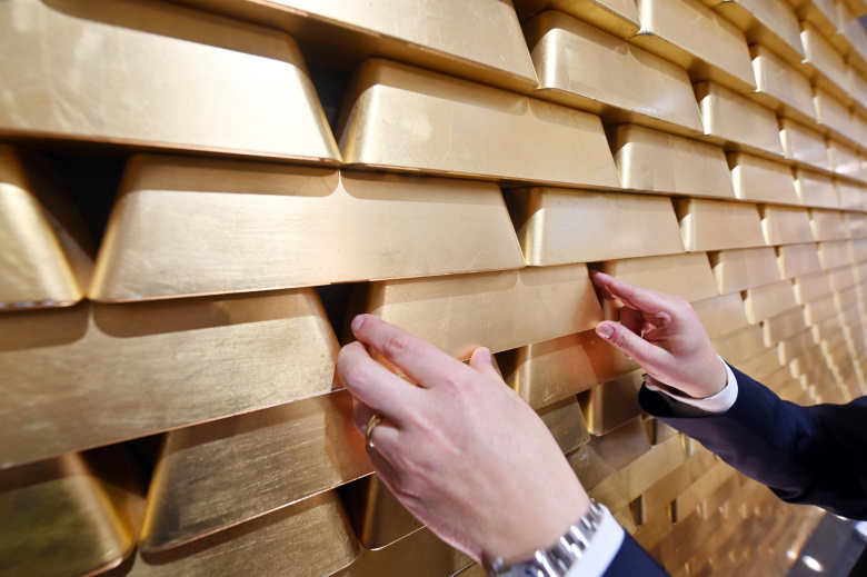 Золотые слитки в банковском хранилище. Фото: Uli Deck/ dpa/ Global Look Press