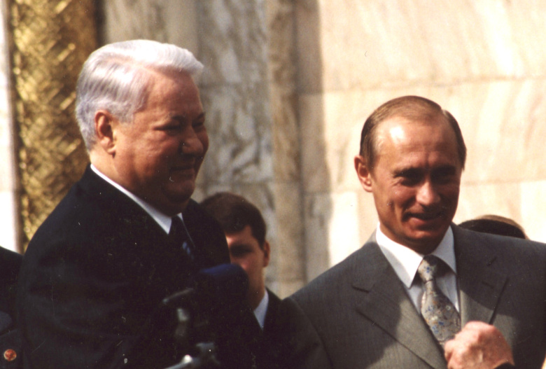Борис Ельцин и Владимир Путин