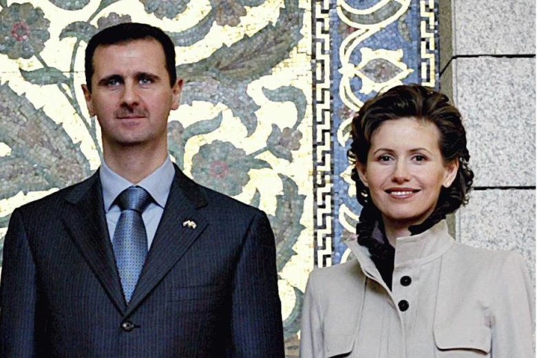 Башар и Асма Асад. Фото: wikipedia.org