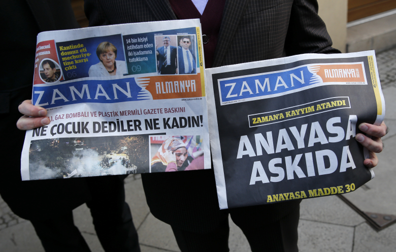 Турецкая газета «Заман». Фото: Fabrizio Bensch / Reuters