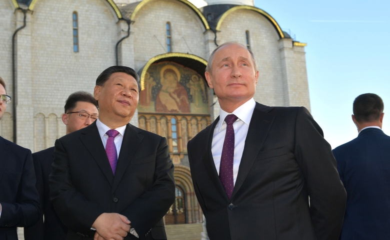 Владимир Путин и председатель КНР Си Цзиньпин, 5 июня 2019 года. Фото: kremlin.ru
