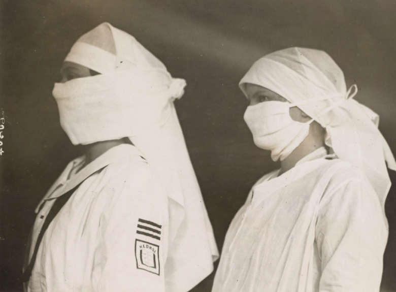 Медсестры Бостона, 1918 год. Фото: National Archives
