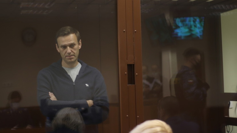 Алексей Навальный в суде. Фото: Пресс-служба Бабушкинского суда