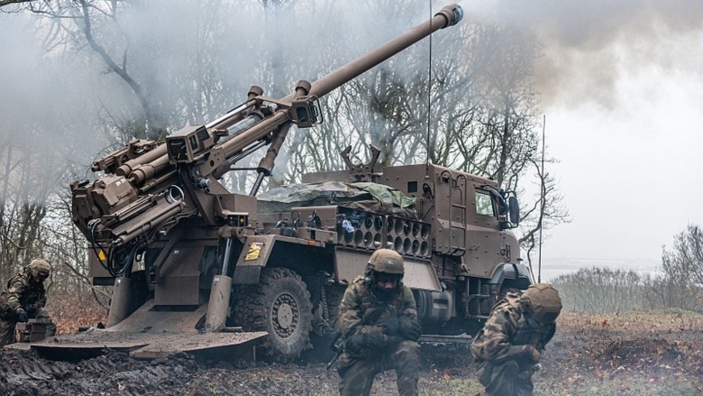 Французская самоходная артиллерийская установка «Цезарь» в Украине