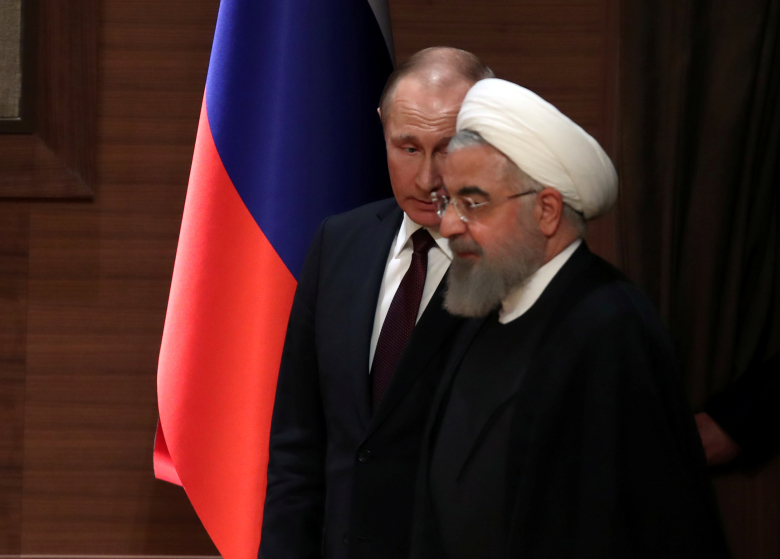 Владимир Путин и Хасан Рухани на встрече в Анкаре. Фото: Umit Bektas / Reuters