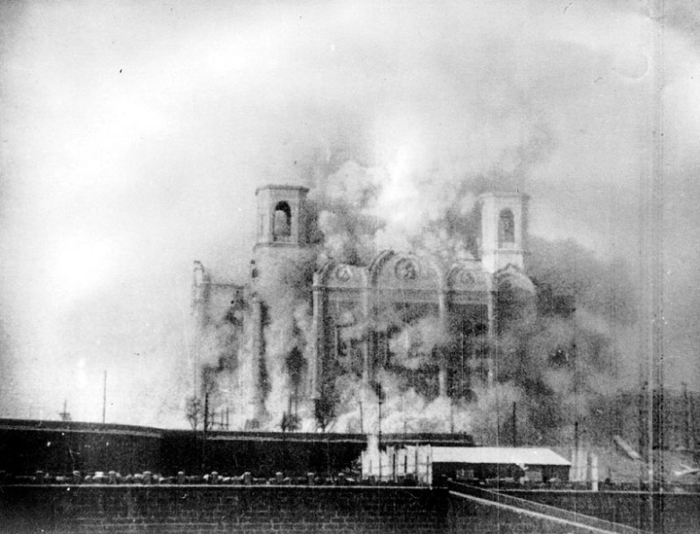 Взрыв храма Христа Спасителя, 5 декабря 1931 г.