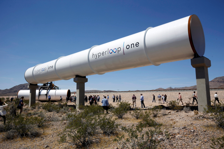 Тестирование Hyperloop One в Неваде, США