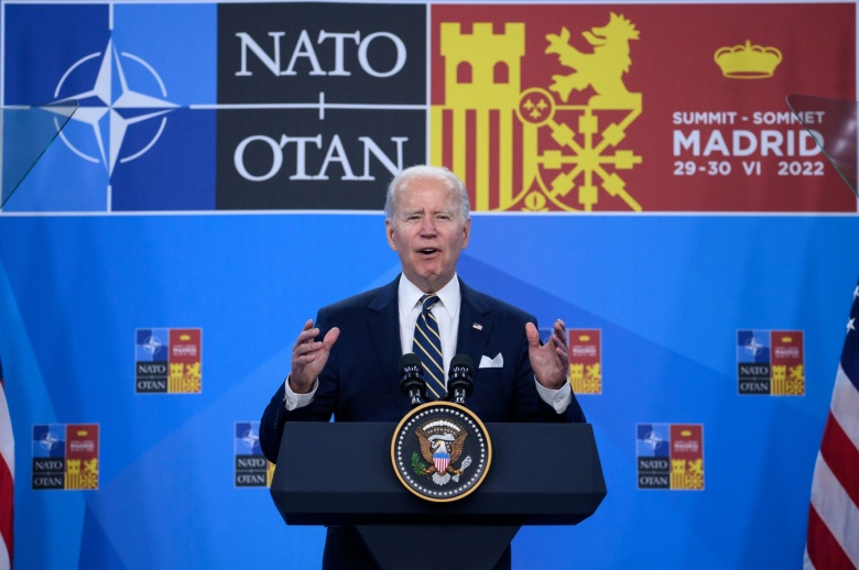 Президент США Джо Байден на саммите НАТО