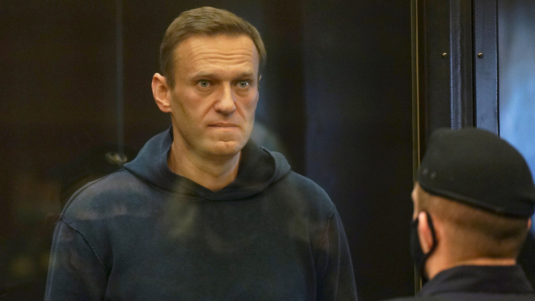 Алексей Навальный в Мосгорсуде. Фото: пресс-служба Мосгорсуда