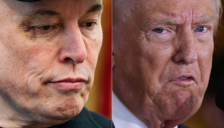 Илон Маск и Дональд Трамп