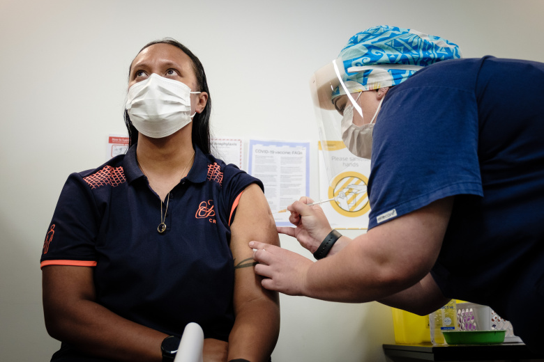Вакцинация в Окленде, Новая Зеландия. Фото: Xinhua / Global Look Press