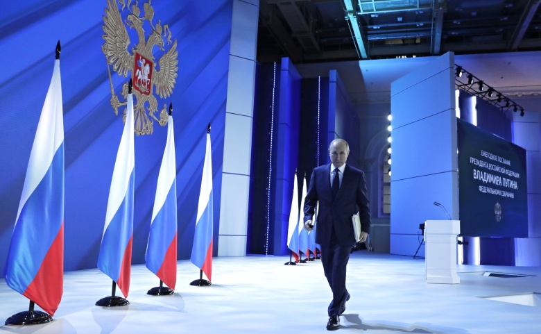 Владимир Путин выступил с посланием Федеральному собранию. 21 апреля 2021 года. Фото: kremlin.ru