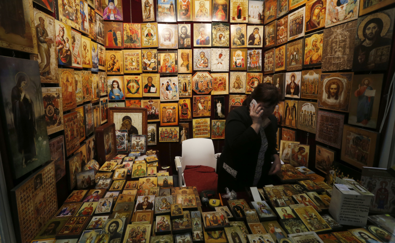 Православная выставка в Санкт-Петербурге. Фото: Alexander Demianchuk / Reuters